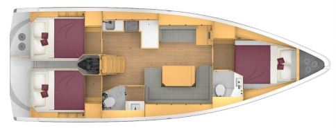 Bavaria Bavaria C42 między profesjonalistami a osobami prywatnymi w Sukosan