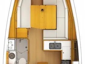 Jeanneau Sun Odyssey 389 między profesjonalistami a osobami prywatnymi w Flensburg