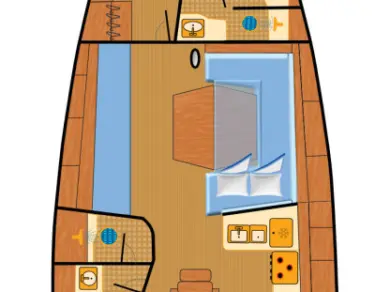 Wynajem Żaglowiec Dehler z patentem 