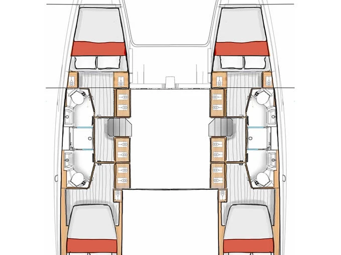 Wynajem w Komolac- Excess Excess 13 - 4 + 2 cab. na SamBoat