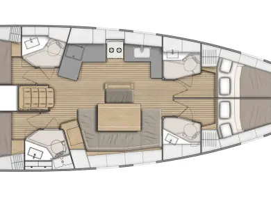 Wynajem Żaglowiec w Lefkáda - Bénéteau Oceanis 46.1