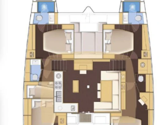 Wynajem Katamaran Lagoon z patentem 