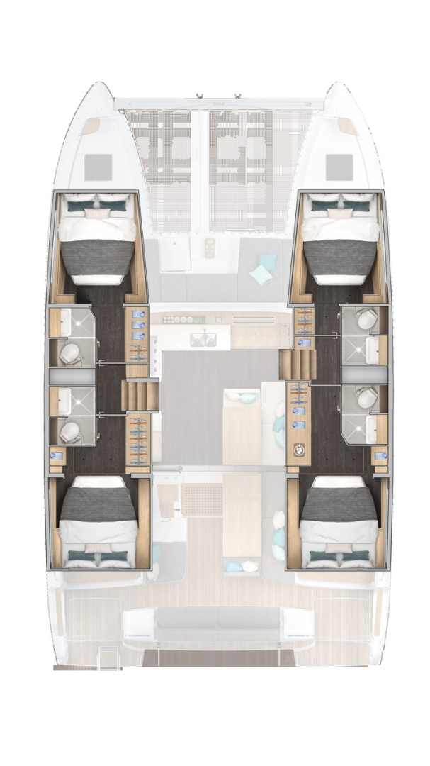 Wynajem Katamaran Lagoon z patentem 