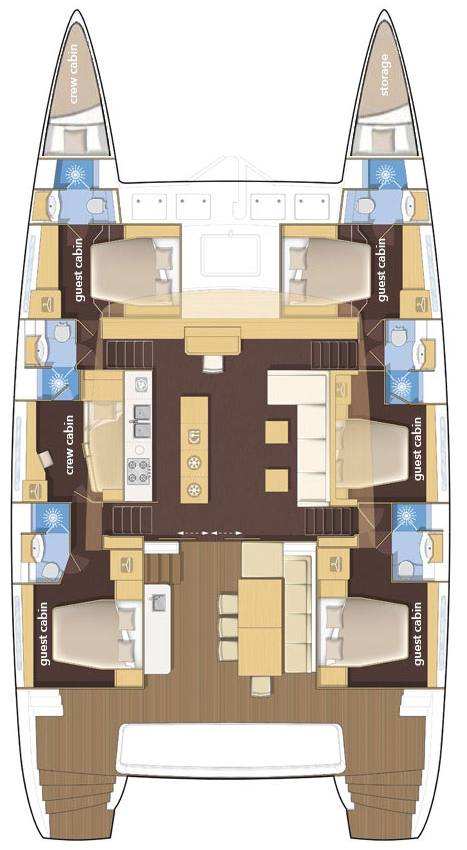 Lagoon Lagoon 620 między profesjonalistami a osobami prywatnymi w Split