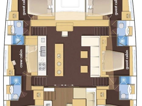 Wynajem w Split- Lagoon Lagoon 620 na SamBoat