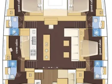 Wynajem w Split- Lagoon Lagoon 620 na SamBoat