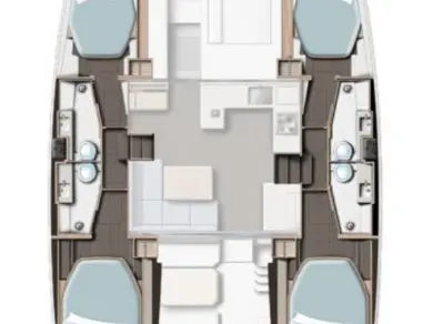 Wynajem Katamaran Leopard Catamarans / Robertson & Caine z patentem 