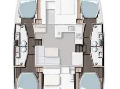 Wynajem w Procida- Leopard Catamarans / Robertson & Caine Leopard 42 - 4 cab. na SamBoat