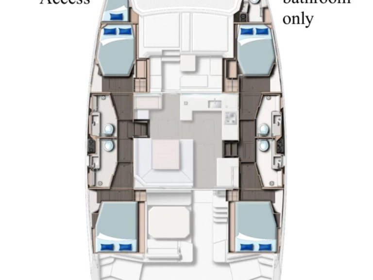 Wynajem Katamaran w Procida - Leopard Catamarans / Robertson & Caine Leopard 45