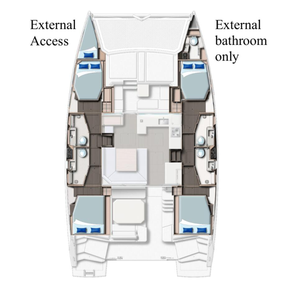 Wynajem Katamaran w Procida - Leopard Catamarans / Robertson & Caine Leopard 45