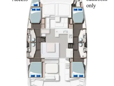 Wynajem Katamaran w Procida - Leopard Catamarans / Robertson & Caine Leopard 45