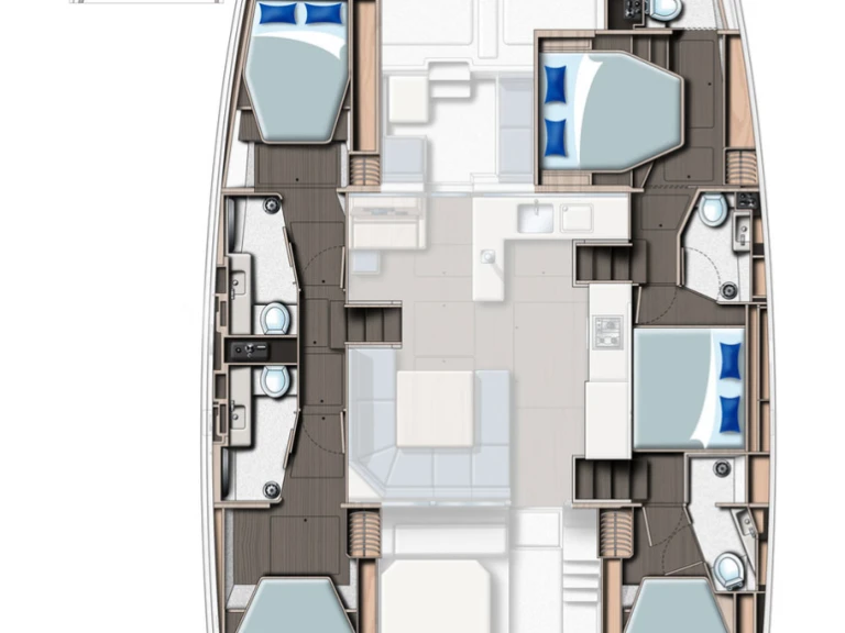 Wynajem w Procida- Leopard Catamarans / Robertson & Caine Leopard 50 - 5 + 1 cab na SamBoat