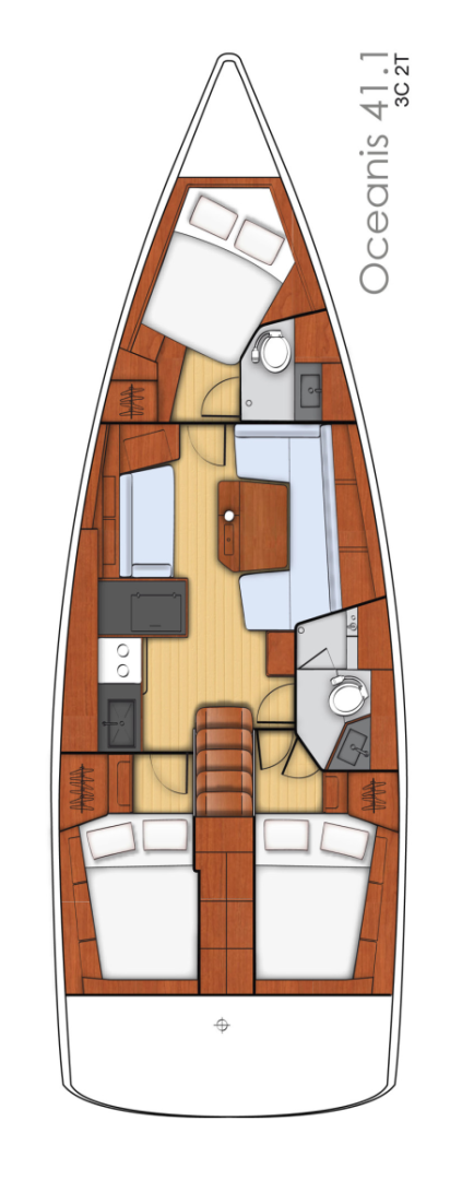 Wynajem łodzi Procida tanio Oceanis 41.1