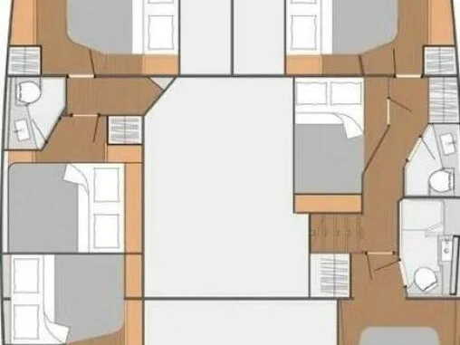 Wynajem Katamaran Fountaine Pajot z patentem 