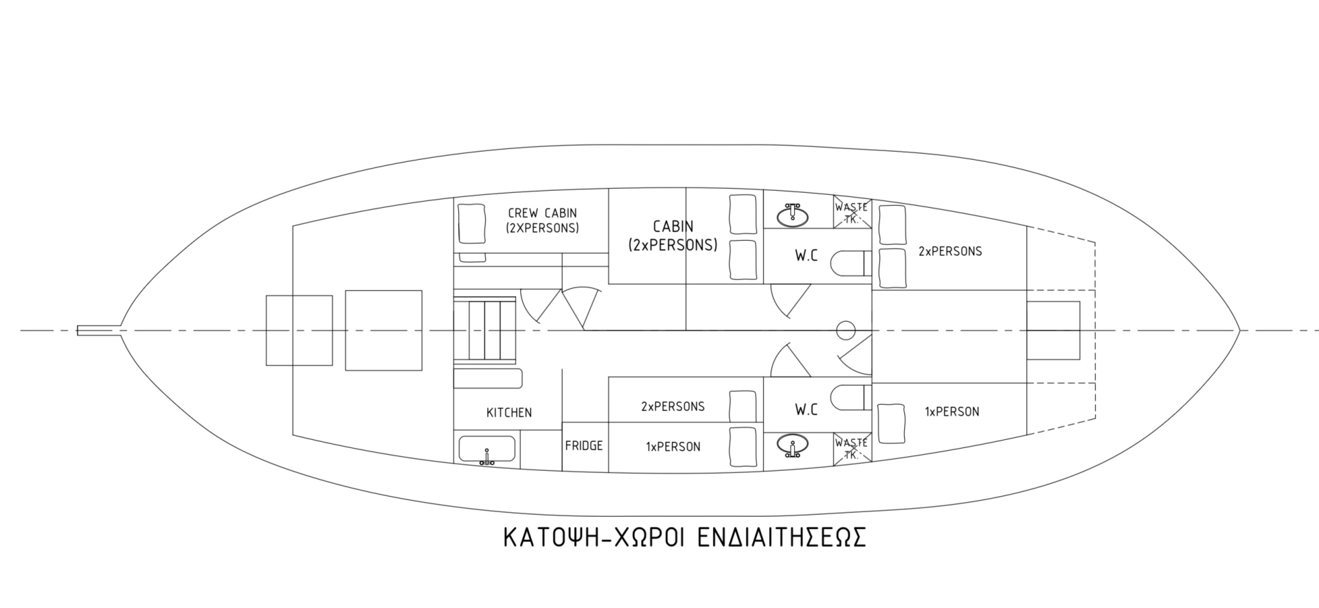Wynajmij Motorówka z lub bez skippera Custom Made w Vlychada
