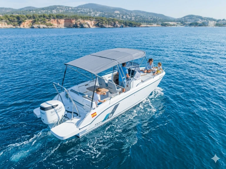 Wynajem łodzi Palma de Mallorca tanio Flyer 8 SPACEdeck