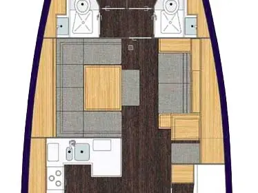Wynajem łodzi Goecek tanio Bavaria C50 Holiday - 5 cab.