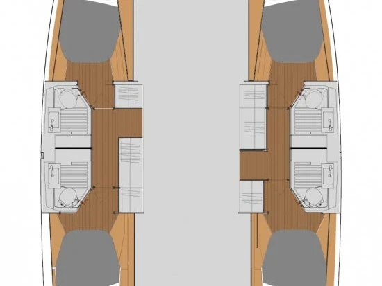 Wynajmij Katamaran z lub bez skippera Fountaine Pajot w Trogir