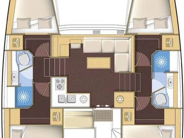 Wynajem Katamaran w Sibenik - Lagoon Lagoon 39