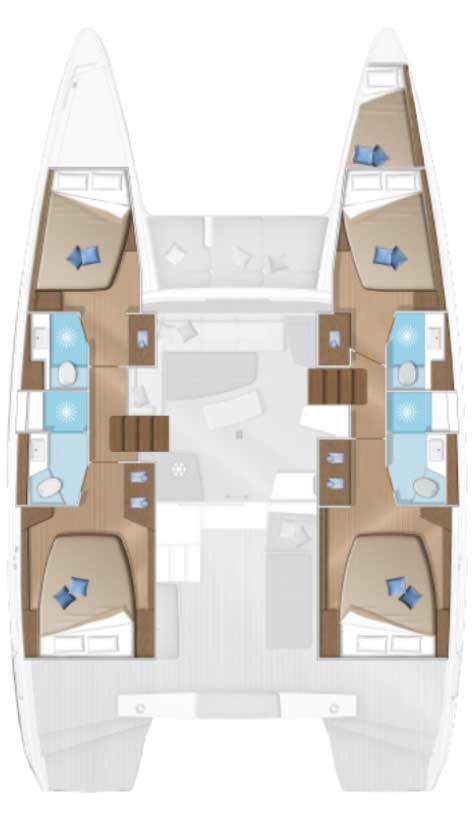 Wynajem w Trogir- Lagoon Lagoon 42 na SamBoat