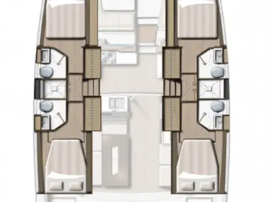 Wynajmij Katamaran z lub bez skippera Bali w Donji Seget