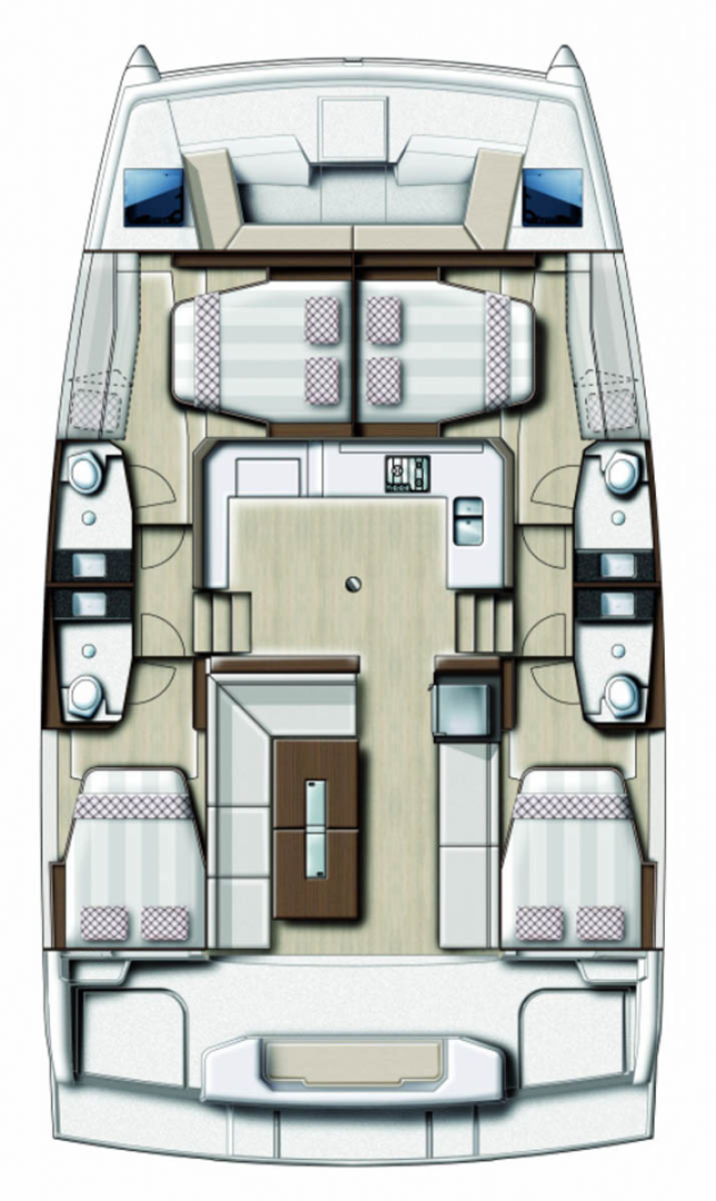 Wynajem łodzi Komolac tanio Bali Catspace Voile