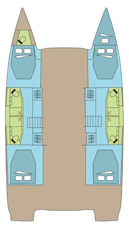 Wynajem Katamaran w Komolac - Fountaine Pajot Elba 45