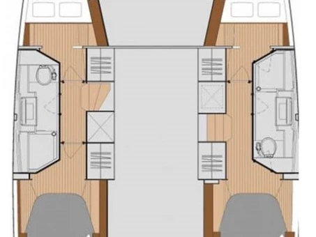 Wynajem Katamaran Fountaine Pajot z patentem 