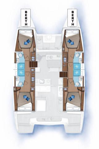 Wynajem łodzi Lagoon Lagoon 46 w Donji Seget na SamBoat 