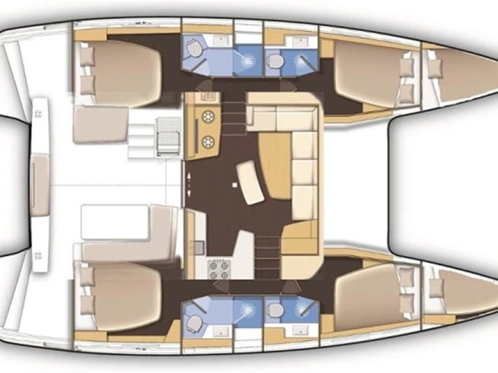 Wynajem łodzi Pirovac tanio Lagoon 42