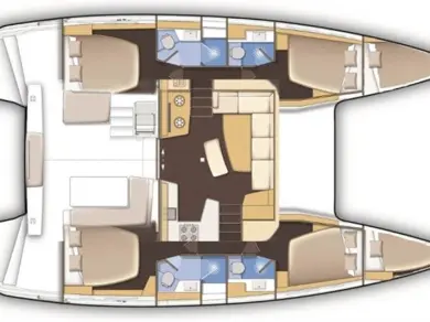 Wynajem łodzi Pirovac tanio Lagoon 42