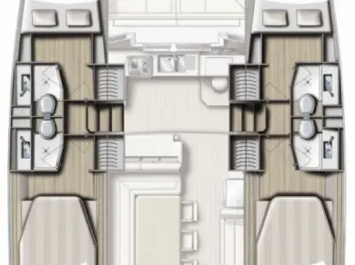 Wynajmij Katamaran z lub bez skippera Bali w Kos