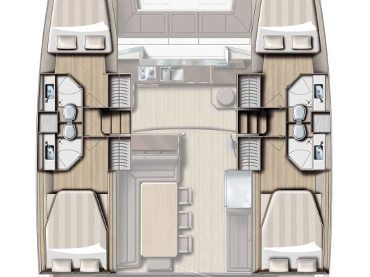 Wynajem Katamaran w Preveza - Bali Bali 4.3