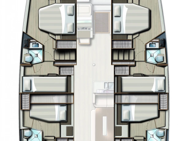 Wynajem Katamaran w Gouvia - Bali Bali 4.8