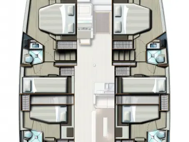 Wynajem Katamaran w Gouvia - Bali Bali 4.8