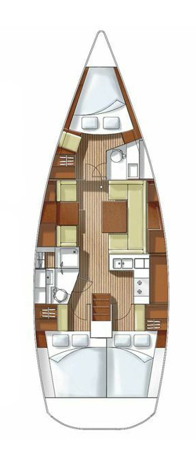 Wynajem Żaglowiec w Preveza - Hanse Hanse 400