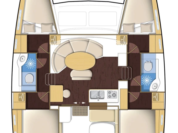 Wynajem łodzi Lagoon Lagoon 380 S2 w Gouvia na SamBoat 