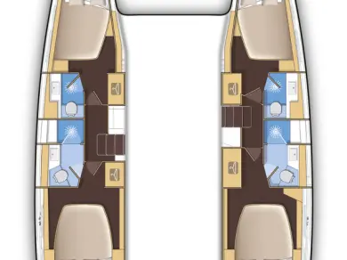 Wynajmij Katamaran z lub bez skippera Lagoon w Gouvia