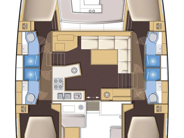 Wynajem łodzi Lagoon Lagoon 450 F w Preveza na SamBoat 