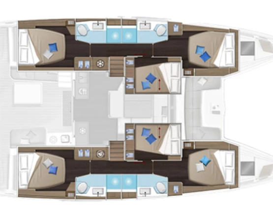 Wynajem Katamaran w Alimos - Lagoon Lagoon 51