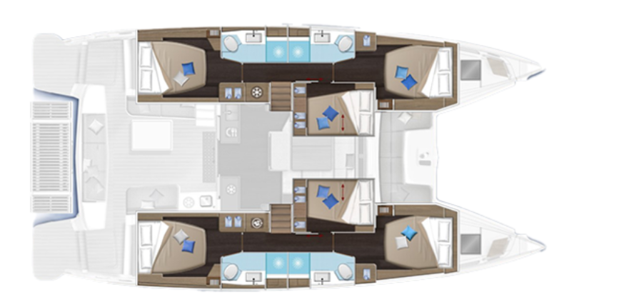 Wynajem Katamaran w Alimos - Lagoon Lagoon 51