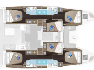Wynajem Katamaran w Alimos - Lagoon Lagoon 51