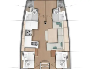 Wynajem Żaglowiec w Gouvia - Jeanneau Sun Odyssey 490