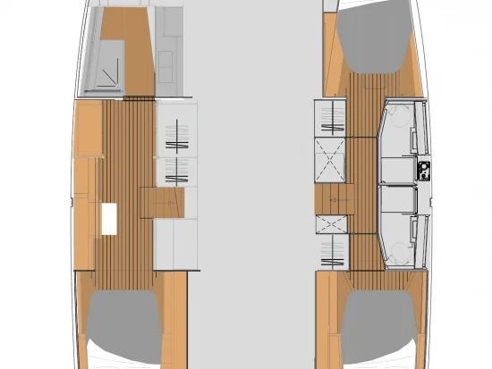 Fountaine Pajot Elba 45 między profesjonalistami a osobami prywatnymi w Punat
