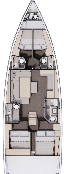 Wynajem łodzi Dufour Dufour 470 w Goecek na SamBoat 