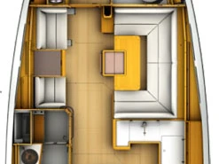 Jeanneau Sun Odyssey 419 między profesjonalistami a osobami prywatnymi w Goecek