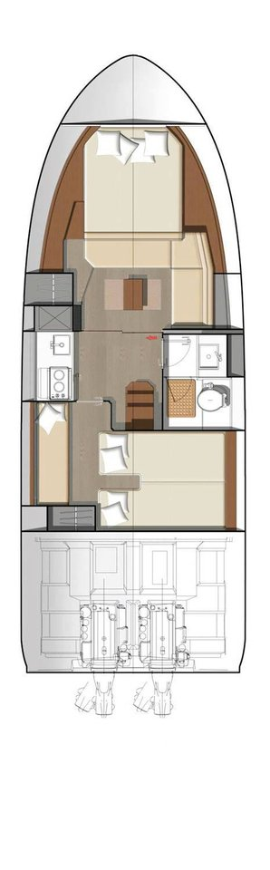 Wynajem Luksusowy jacht w Split - Jeanneau Leader 36
