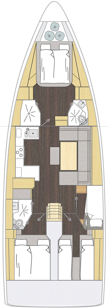 Wynajem Żaglowiec w Zadar - Bavaria Bavaria C46