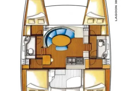 Wynajem Katamaran w Lavrio - Lagoon Lagoon 380