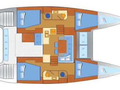 Wynajem Katamaran Lagoon z patentem 